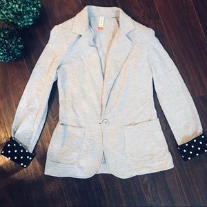 No Boundaries Gray Blazer